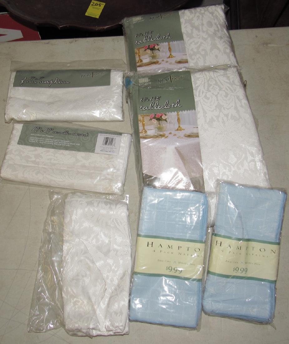 Damask Tableclothes & Napkins (1 of 2)