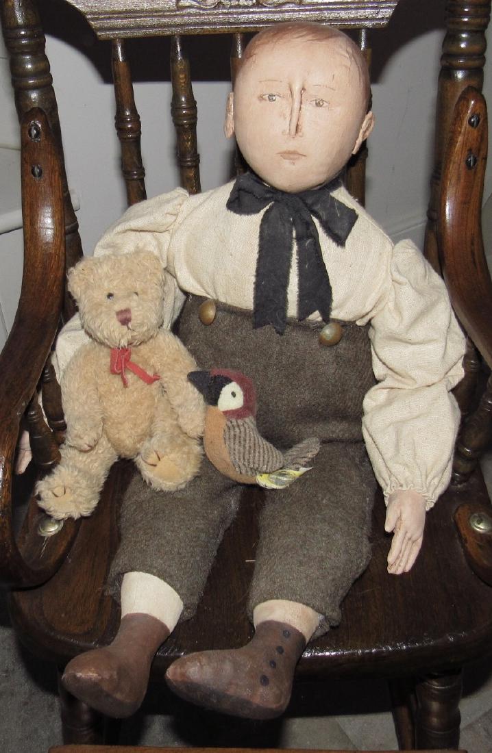 Doll with Paper Mache Head (1 of 2)