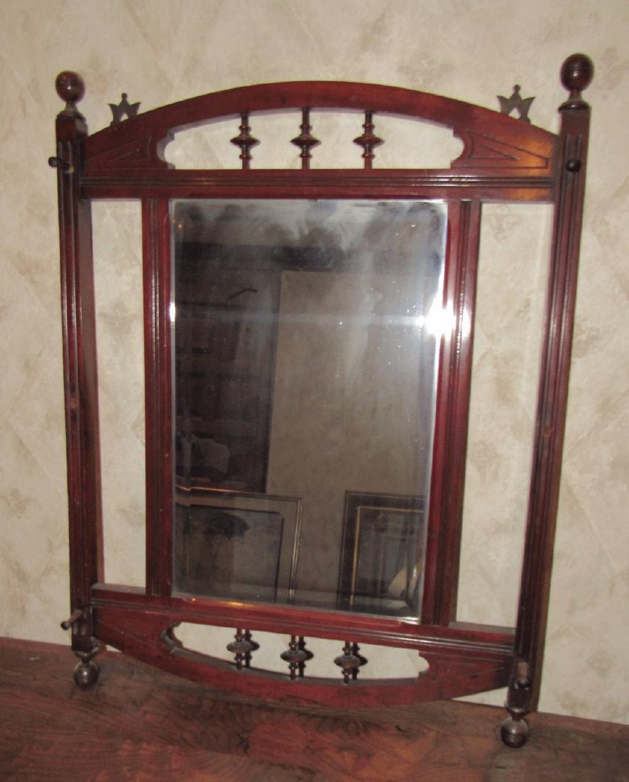Eastlake Hat Rack / Mirror (1 of 5)