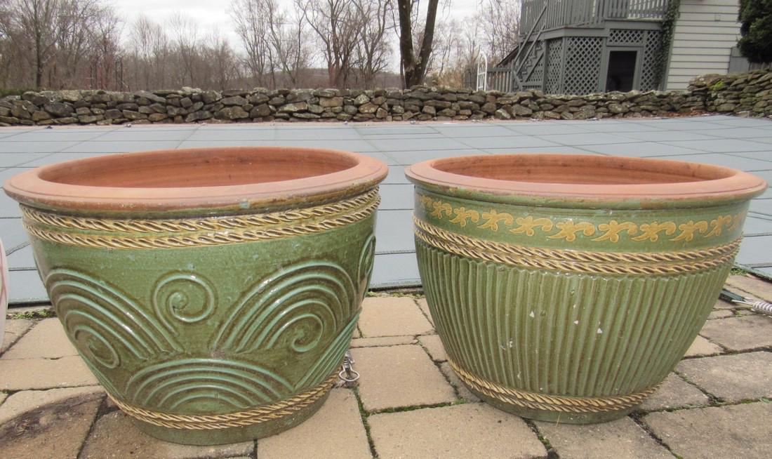 2 Ceramic Planters (1 of 2)