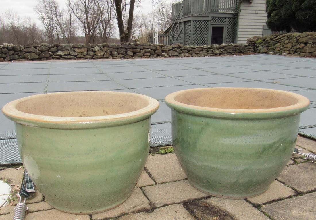 2 Pottery Planters (1 of 2)