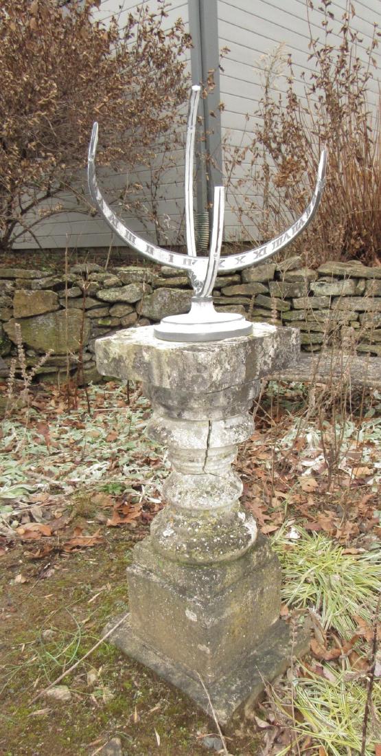 Sun Dial and Concrete Pedestal (1 of 4)