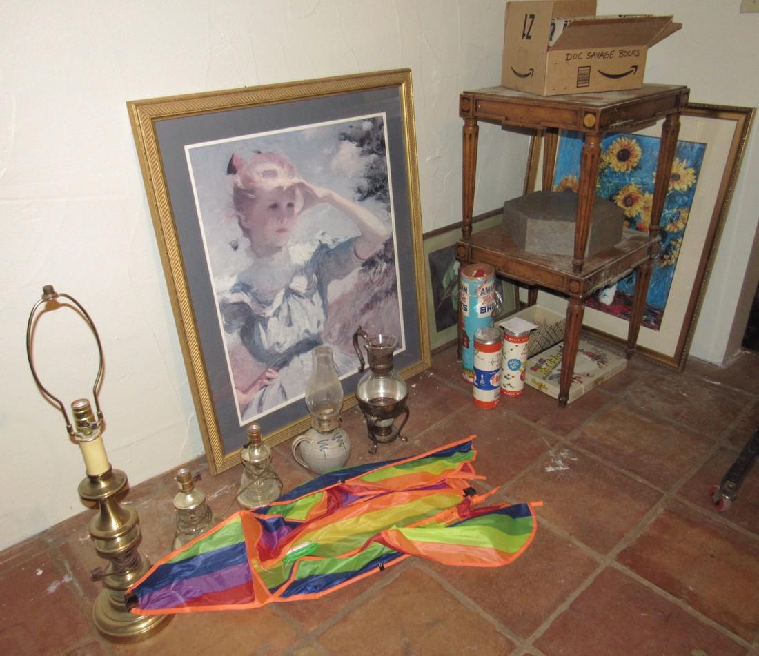 Table Lamps Kite Prints End Tables Legos Tinkertoys (1 of 4)