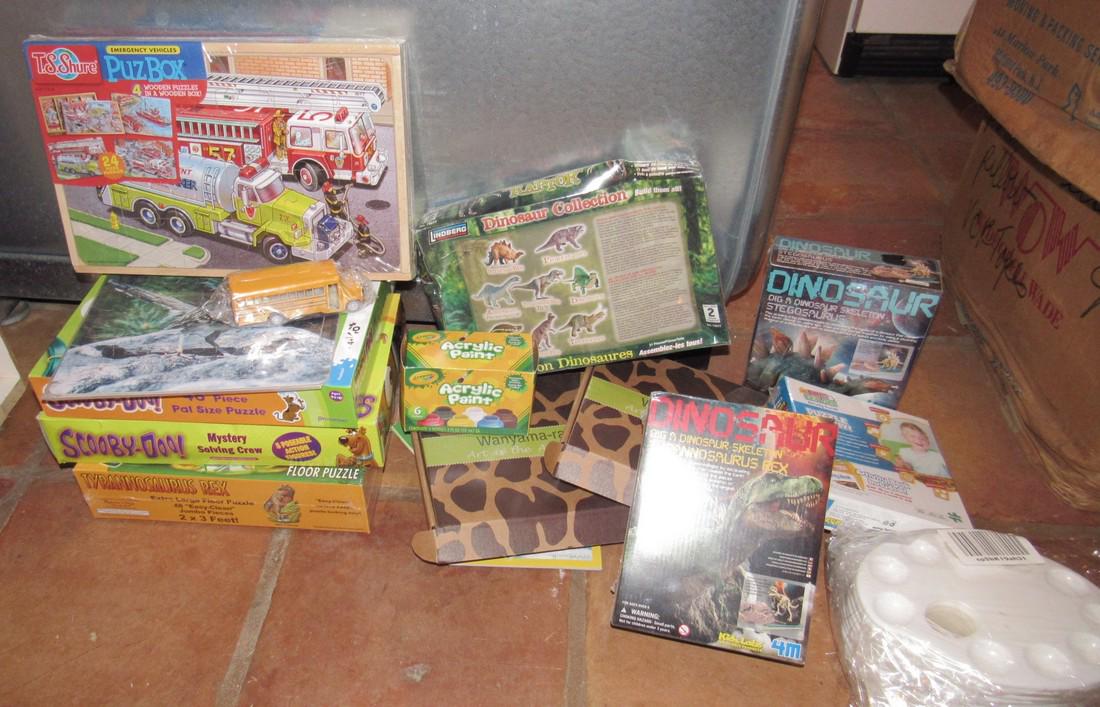 Dinosaur Misc Puzzles and Games: Getting all pictured