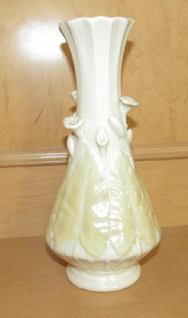 Belleek Vase: Approx 9 3/4" tall