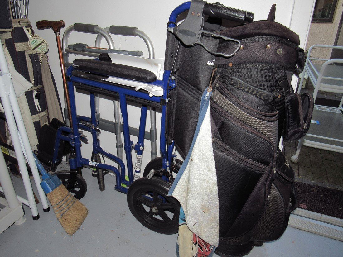 Golf Clubs Bags Step Stool Handi Cap Chair Walkers (1 of 4)