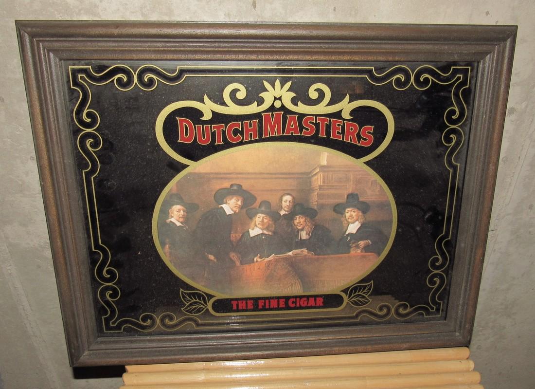 Dutch Masters Mirrored Cigar Advertising Sign (1 of 1)