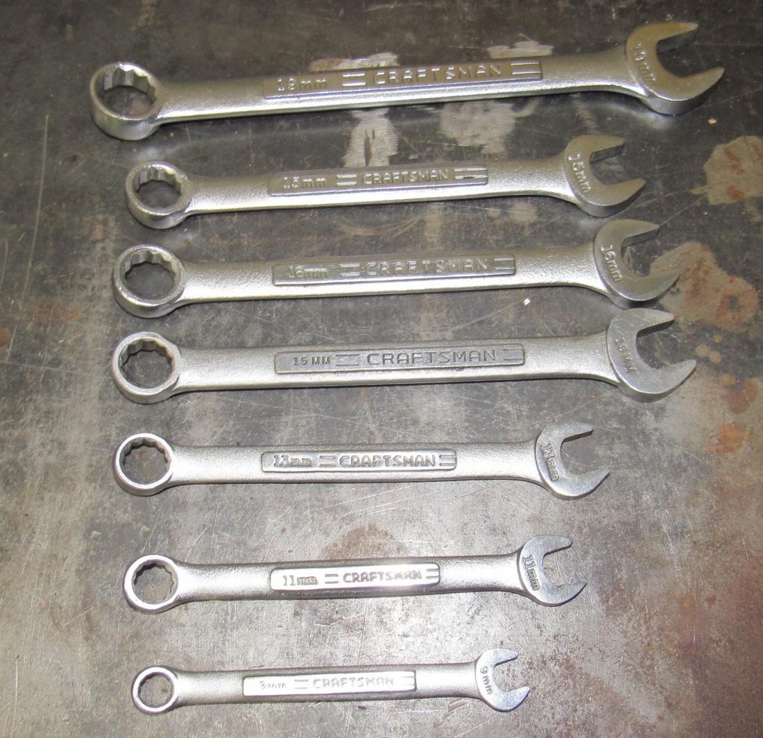 Craftsman Metric Combination Wrenches 9mm-19mm (1 of 1)