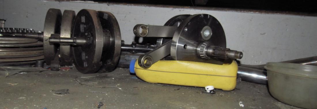 Misc Motorcycle Parts Under WorkBench (1 of 4)