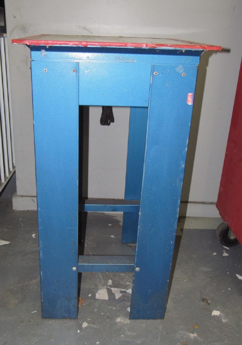 Light Table: Approx 21" x 22 1/2" x 37" tall. Works, but needs bulb