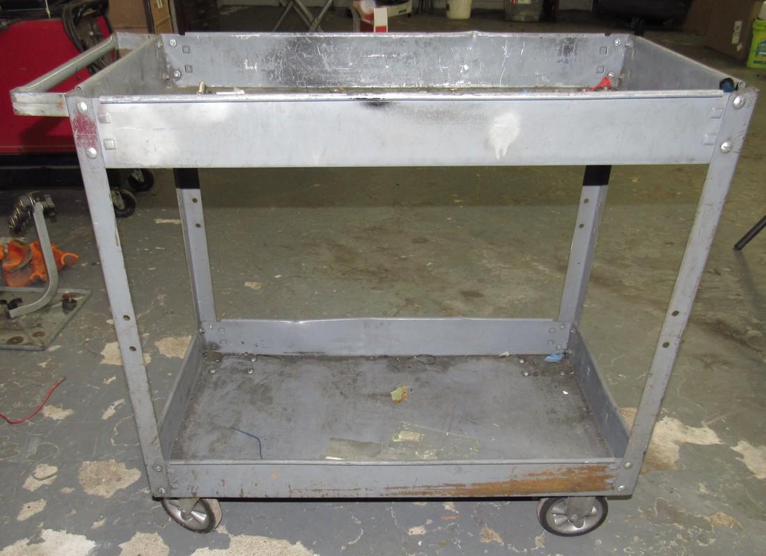 Industrial Metal Rolling Shop Cart (1 of 3)
