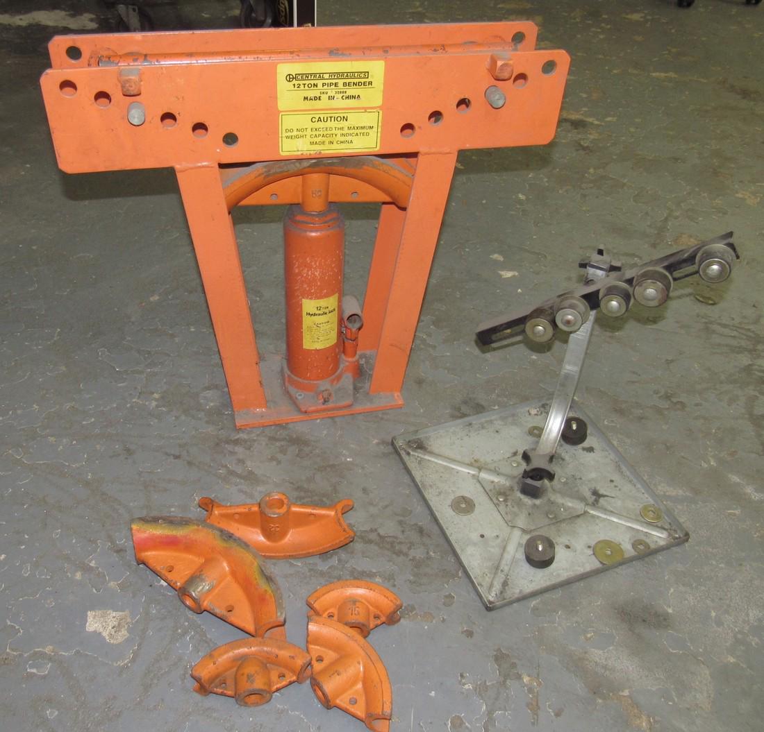 Central Hydraulics 12 Ton Pipe Bender (1 of 3)