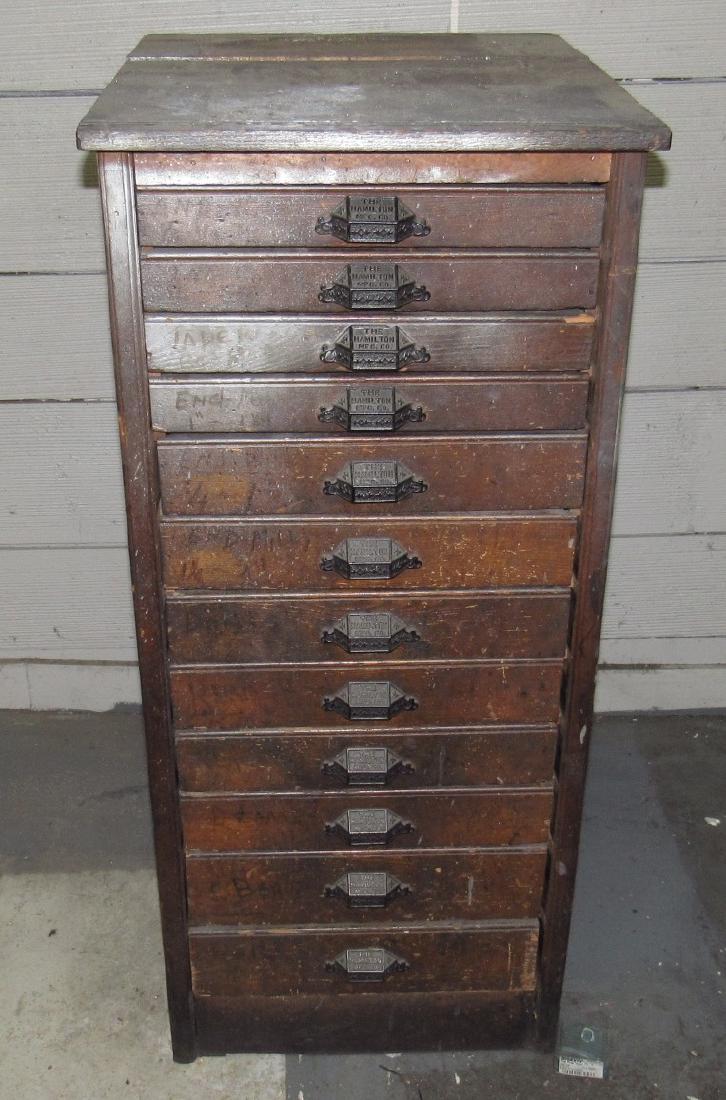 The Hamilton 12 Drawer Printers
