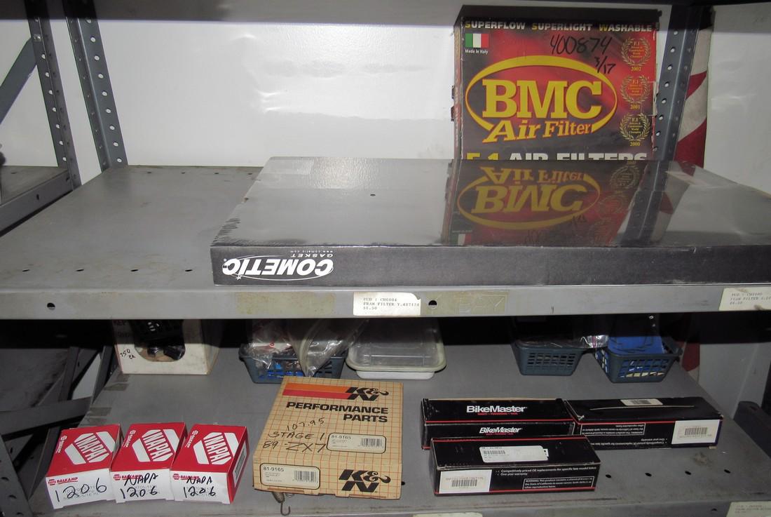 Shelf Lot of Misc Motorcycle Parts Gaskets (1 of 5)