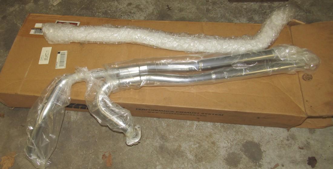 New Motorcycle Exhaust and Shield (1 of 4)