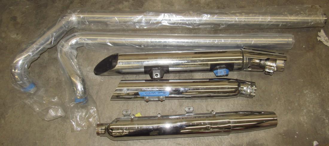 Lot of Motorcycle Exhausts 2 New (1 of 1)