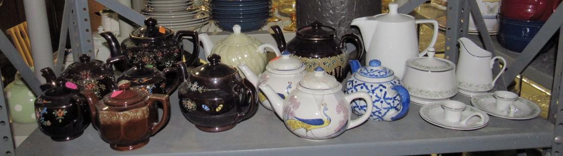Misc. Teapots Shelf Contents (1 of 4)