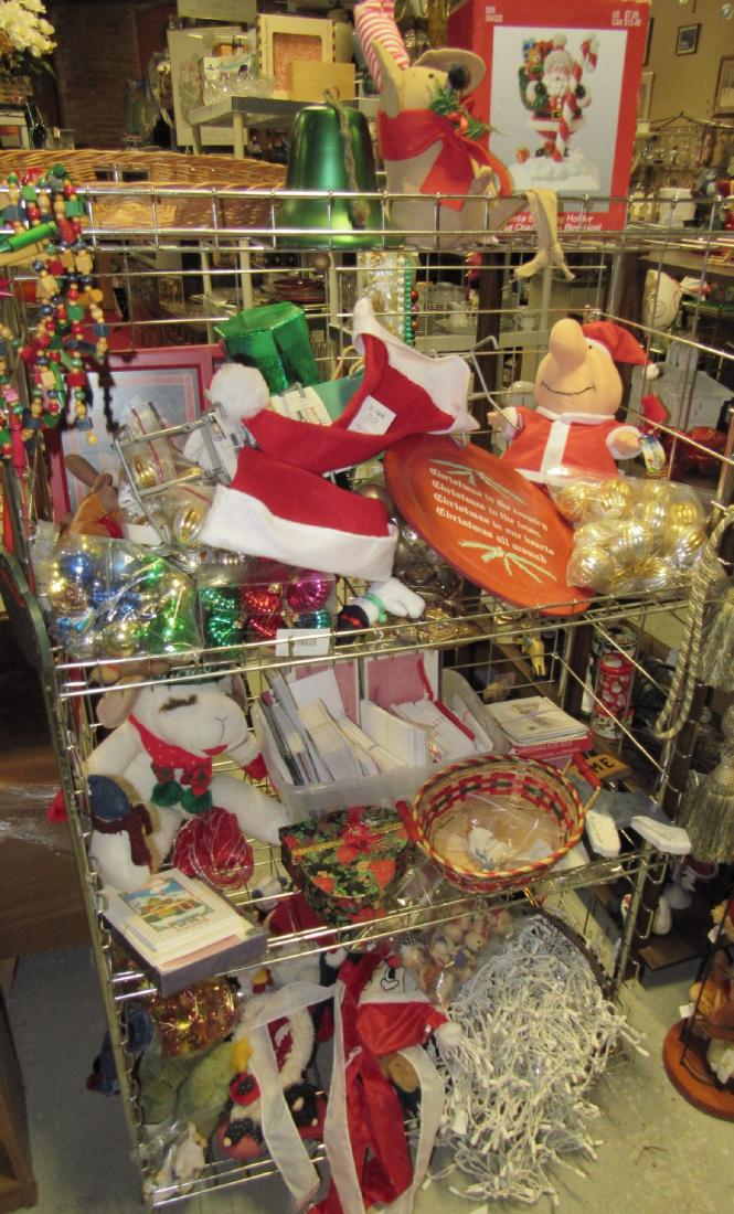 Shelf of Christmas Decoration (1 of 5)