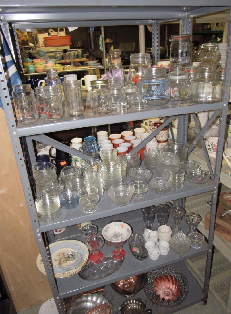 Contents of Shelf Candy Jars Mason Jars Dessert Cups (1 of 5)