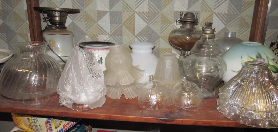Lamp Shades Misc. Shelf Lot (1 of 3)
