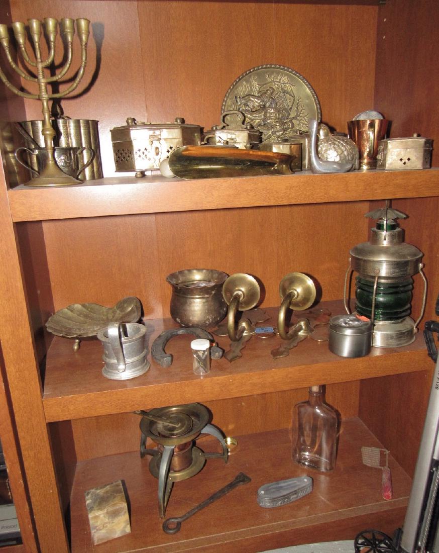 Shelf Contents Brassware Misc. (1 of 7)