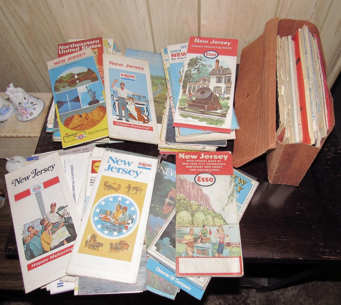 Lot of Vintage Road Maps (1 of 1)
