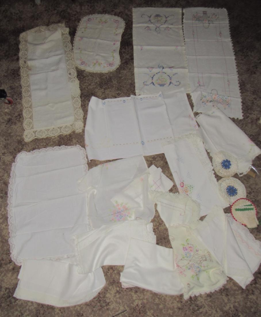 Doilies and Runners: Getting all pictured, A couple have small holes
