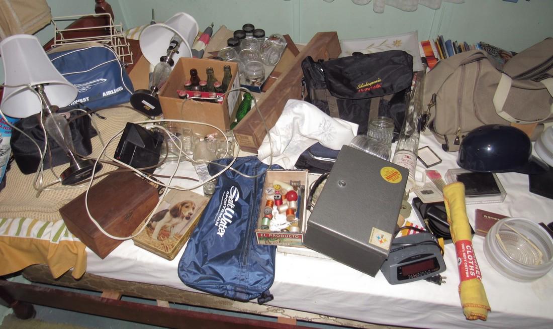 Contents of Bed: Getting all pictured. Take what you want and leave the rest