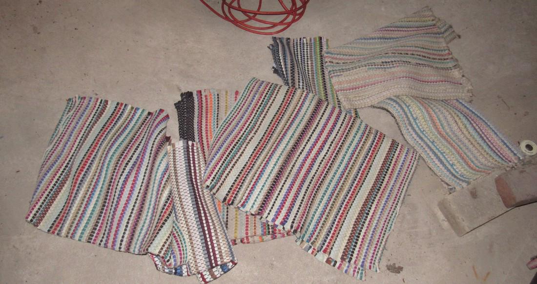 7 Rag Rugs: 7 rugs