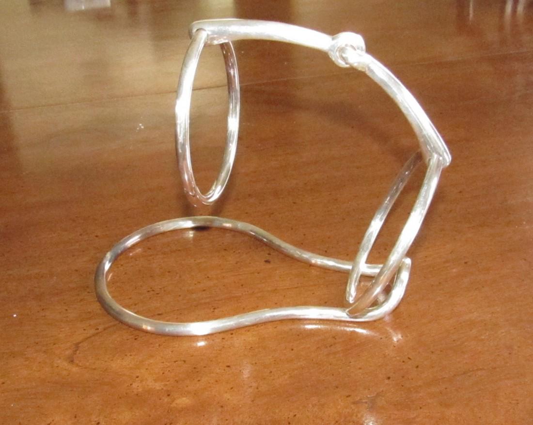 Hermes Paris Wine Bottle Holder: Approx 6 1/2" tall