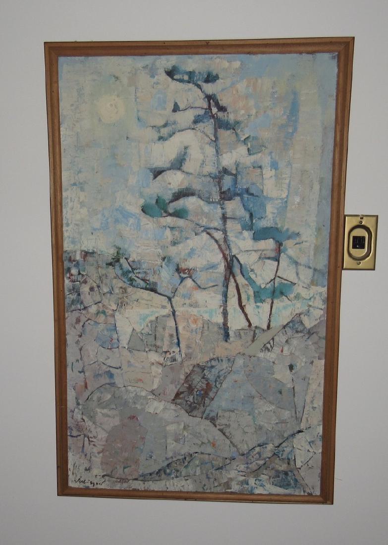 Mitchell Jamieson Trees and Rocks Oil on Canvas (1 of 7)