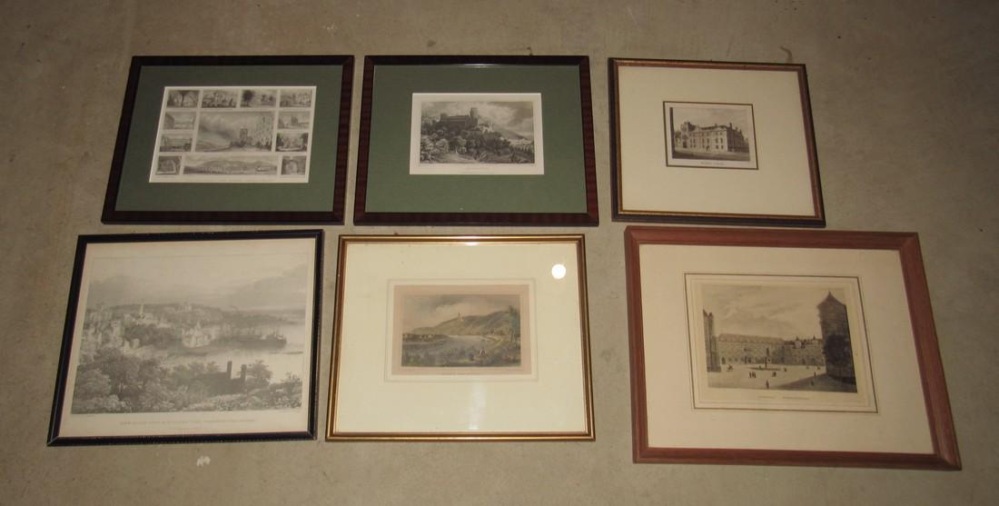 6 Lithographs / Engravings Balliol College St Pierre (1 of 7)