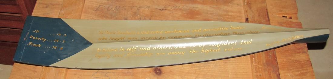 Georgetown University Rowing Association Coach Oar (1 of 7)