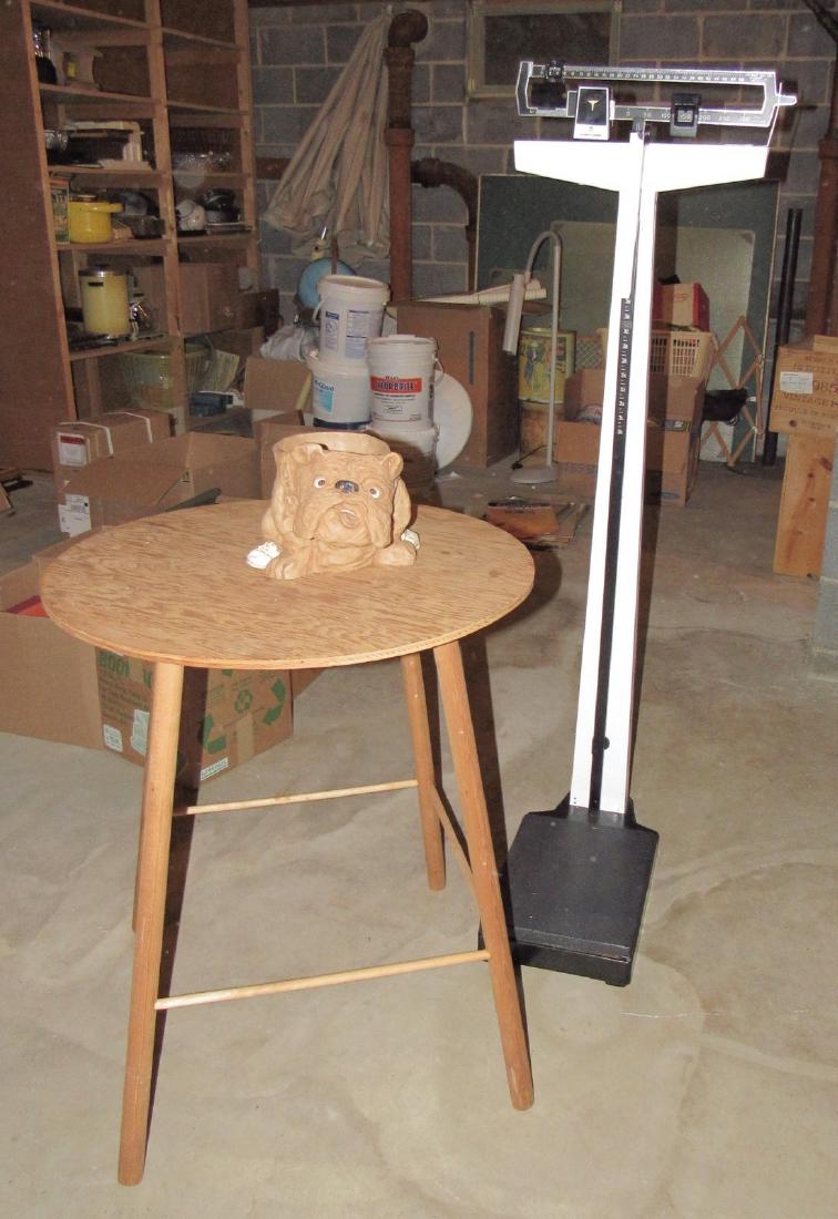 Health Meter Scale Table Dog Planter (1 of 3)