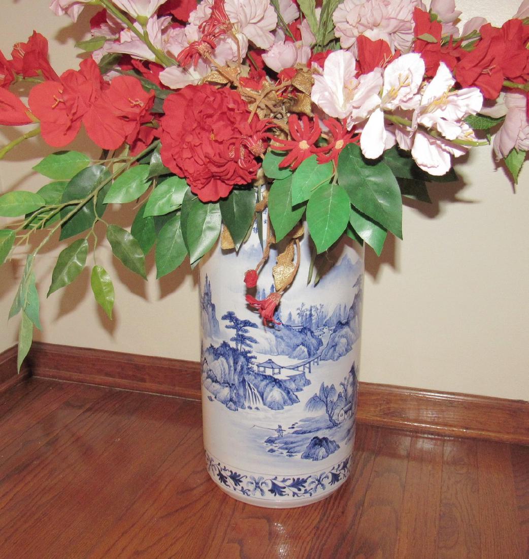 Oriental Umbrella Holder: Approx 21" tall