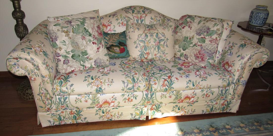 Sofa and Pillows: May need a very light cleaning