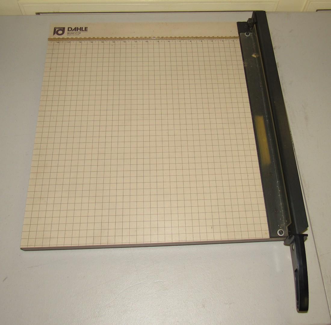 Dahl Model 118 Paper Cutter: Paper Cutter