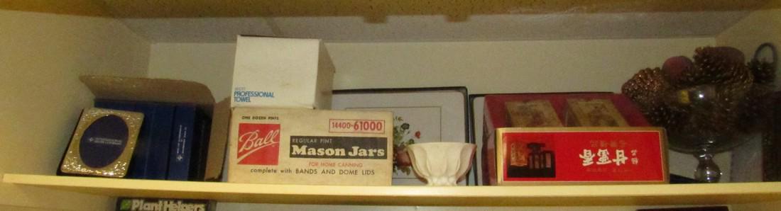 Top Shelf Contents Mason Jars Picture Frames: Getting all on top shelf