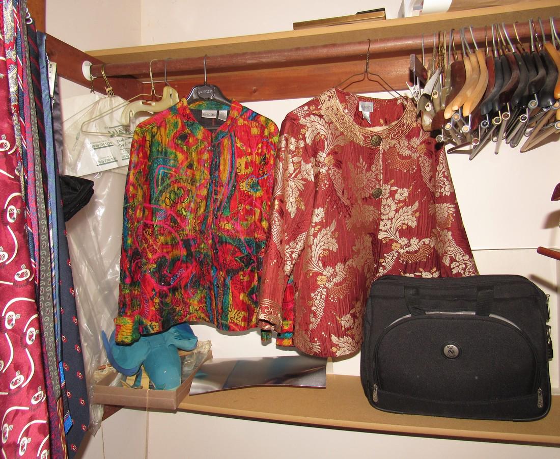 Fur Jackets Vest Sewing Patterns Buttons Ties: Lot include everything in closet. Do not know size of clothing.. Take what you want and leave the rest