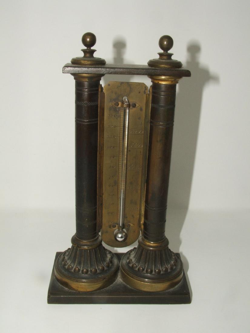 Early Brass Thermometer