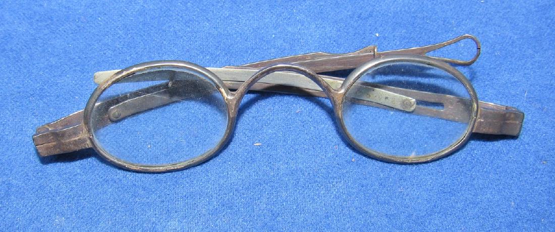 Antique O & W Pitkit Sliding Arm Eyeglasses: Eyeglasses