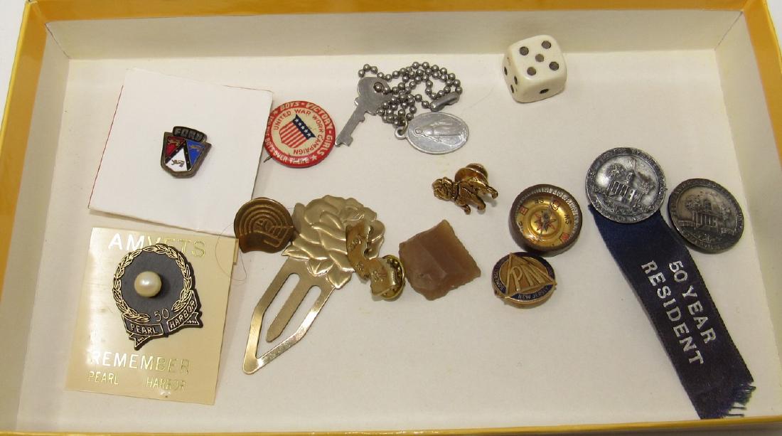 Enameled Ford Button Mack Pin Compass United War Pin: Getting all pictured
