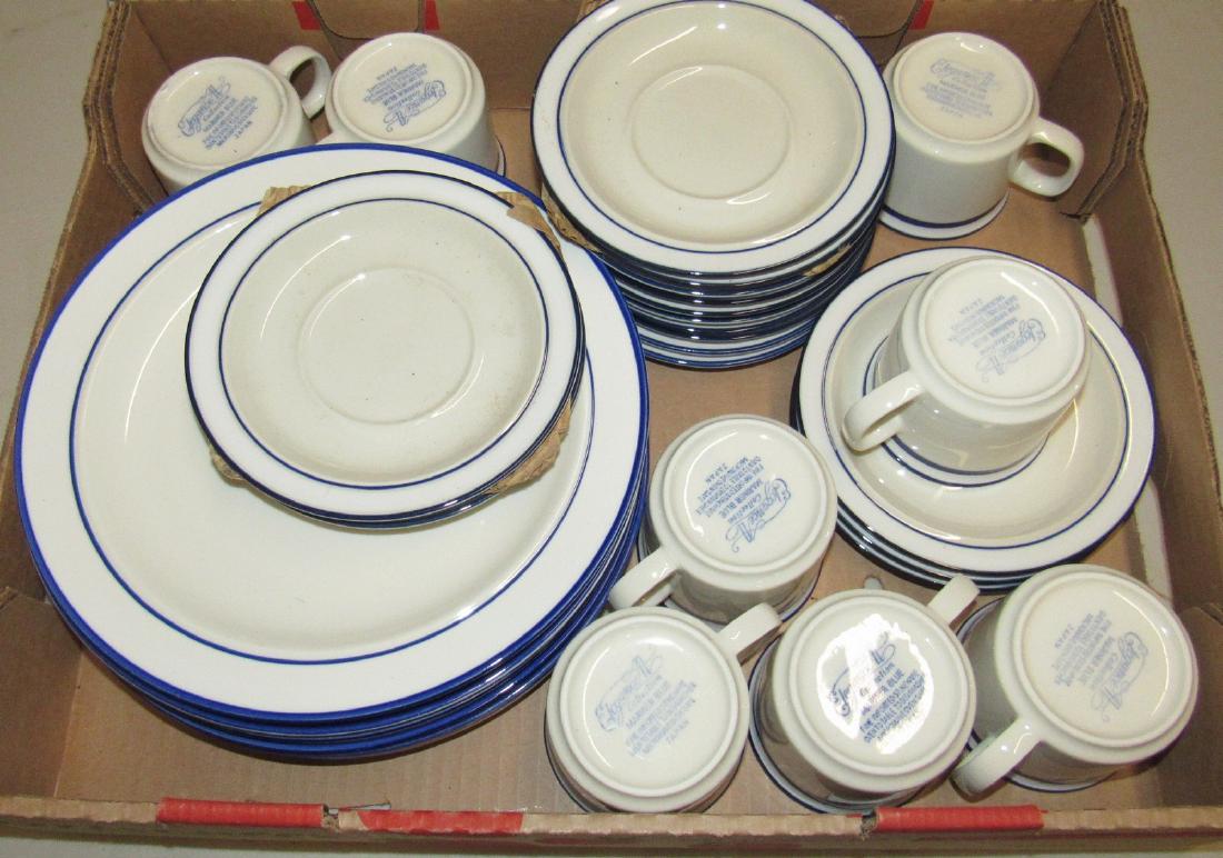 Elegance II Collection Mariner Blue Japan Dinnerware: Getting all pictured.