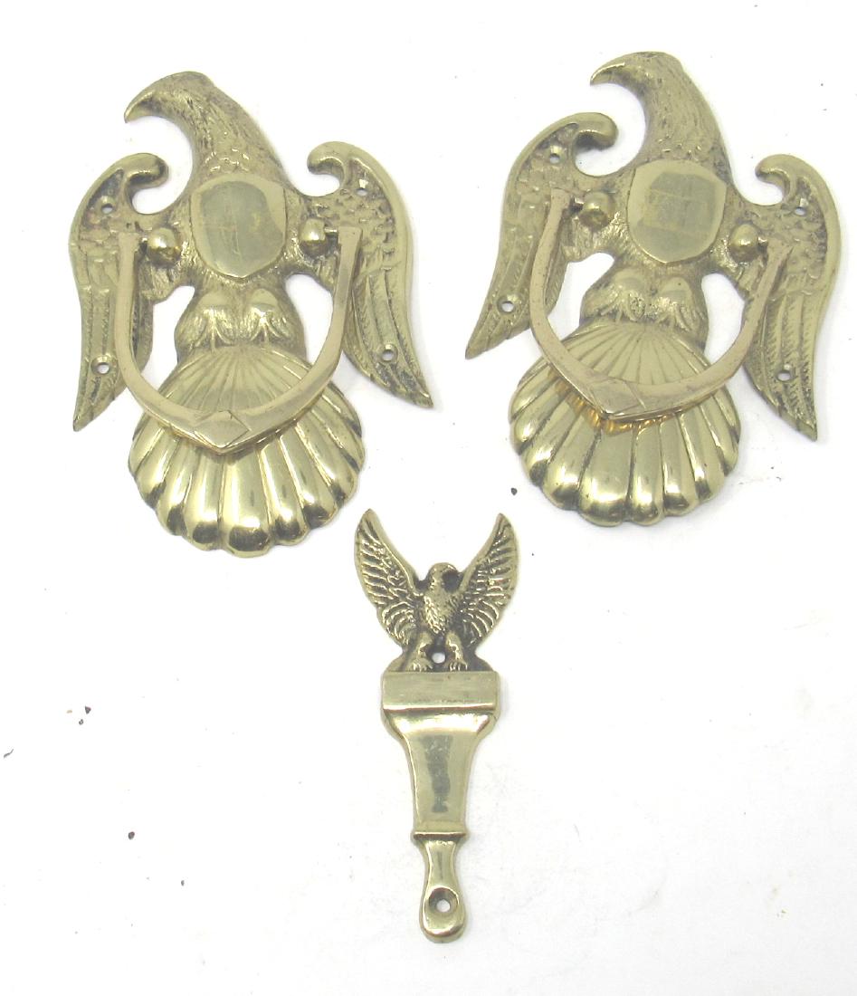 Brass Eagle Door Knockers (1 of 2)