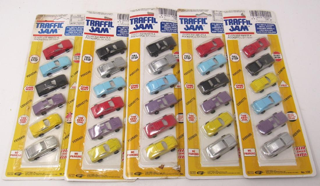 5 1991 Henry Gordy No. 130 Traffic Jam Cards in Blister (1 of 2)