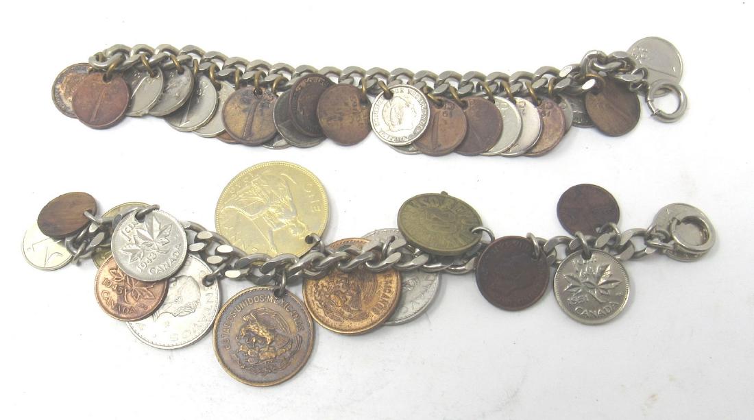 2 Foreign Coin Bracelets (1 of 3)