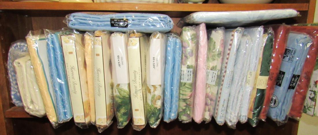 24 Tablecloths: Getting all pictured.