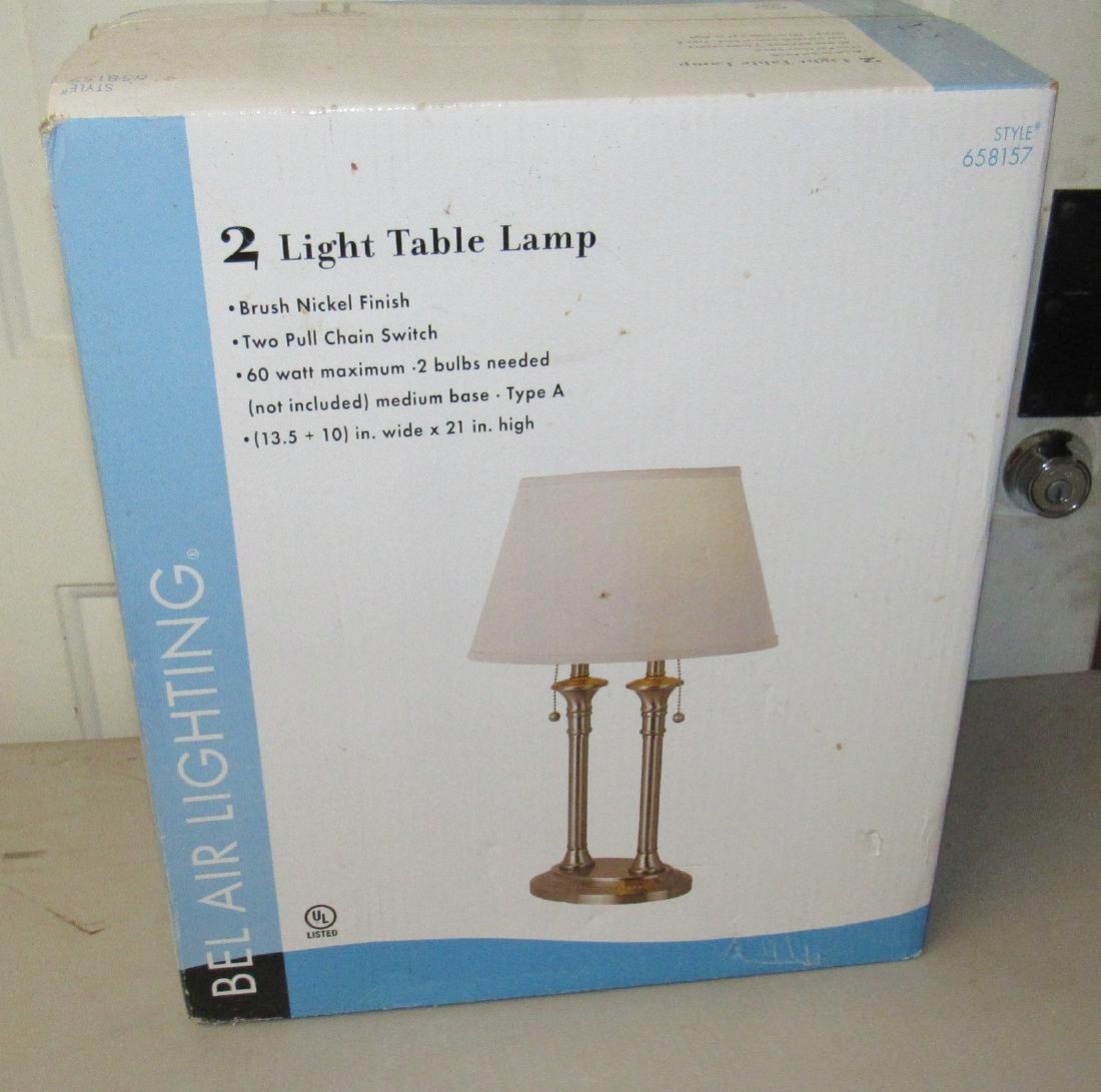 Bel Air Lighting 2 Light Table Lamp (1 of 1)