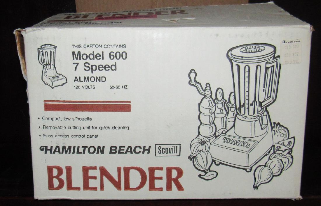 Vintage Hamilton Beach Model 600 7 Speed Blender (1 of 2)