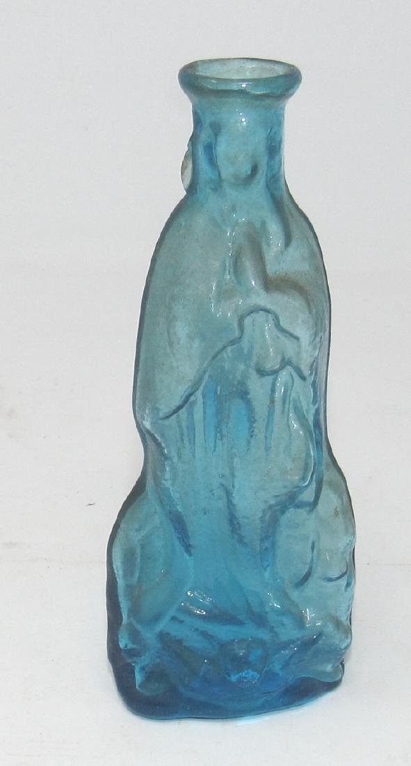 Religious Avalos Bottle: Approx 6" tall. Has slight flake chip ( as pictured)